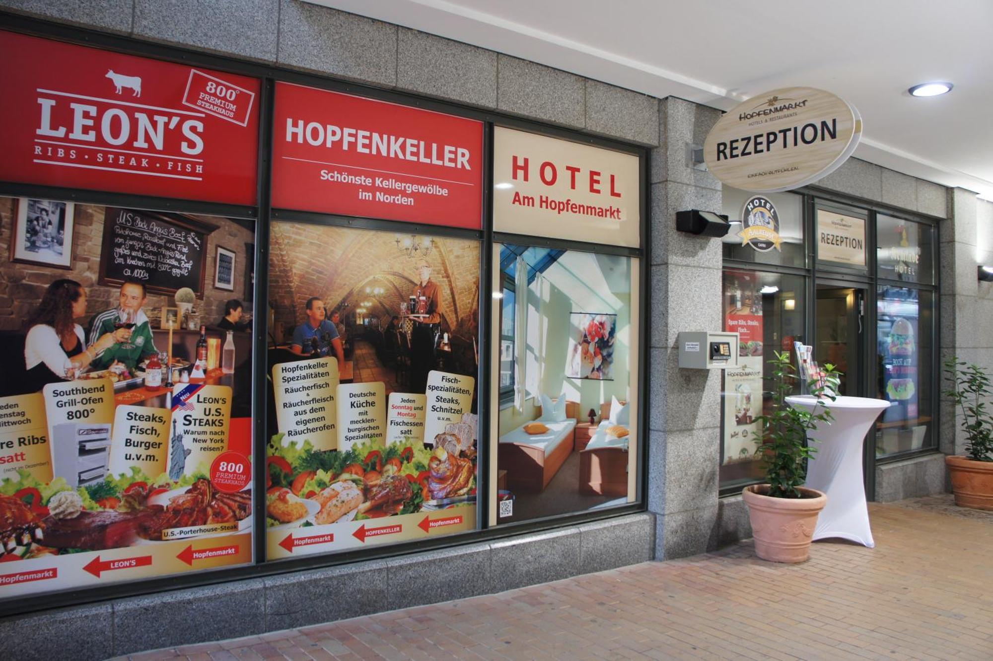 Hotel Am Hopfenmarkt Rostock Exterior foto